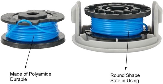Vervangende spoel voor elektrische grastrimmer, vervangingsonderdelen, snoer spoel kit voor bosmaaier, 3 stuks — afbeelding 4
