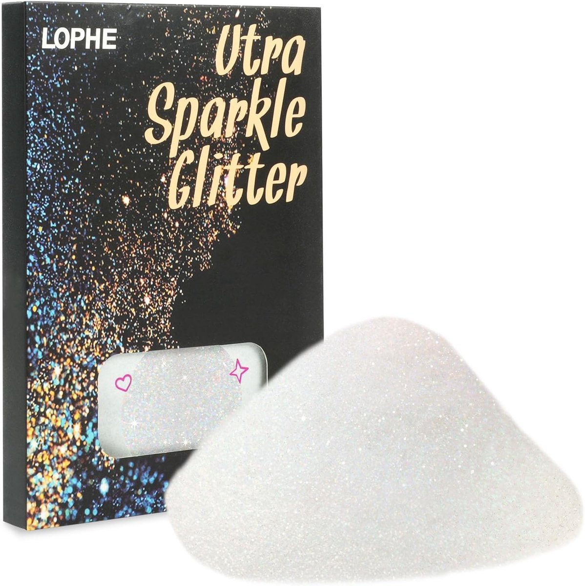 Holografische paarse glittervlokken en poeder voor gezicht en ogen, handgemaakt, 100 g
