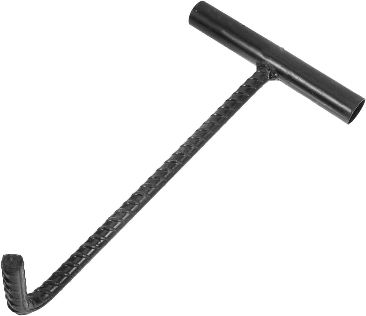T-hook roller voor plafondbevestiging, metalen haken met hoge weerstand voor trampoline en kanaalafdekking
