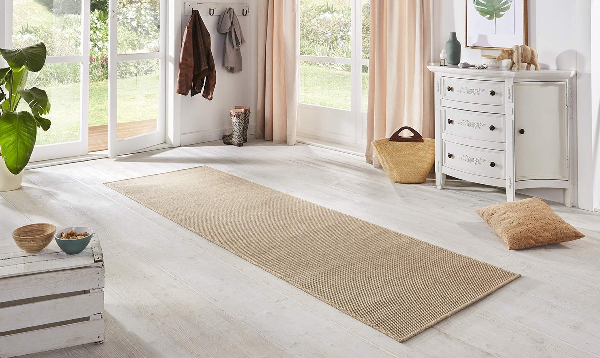 Loper 80 x 350 cm - Wol-look - Antislip - Ideaal voor keuken en hal - ShopVlot