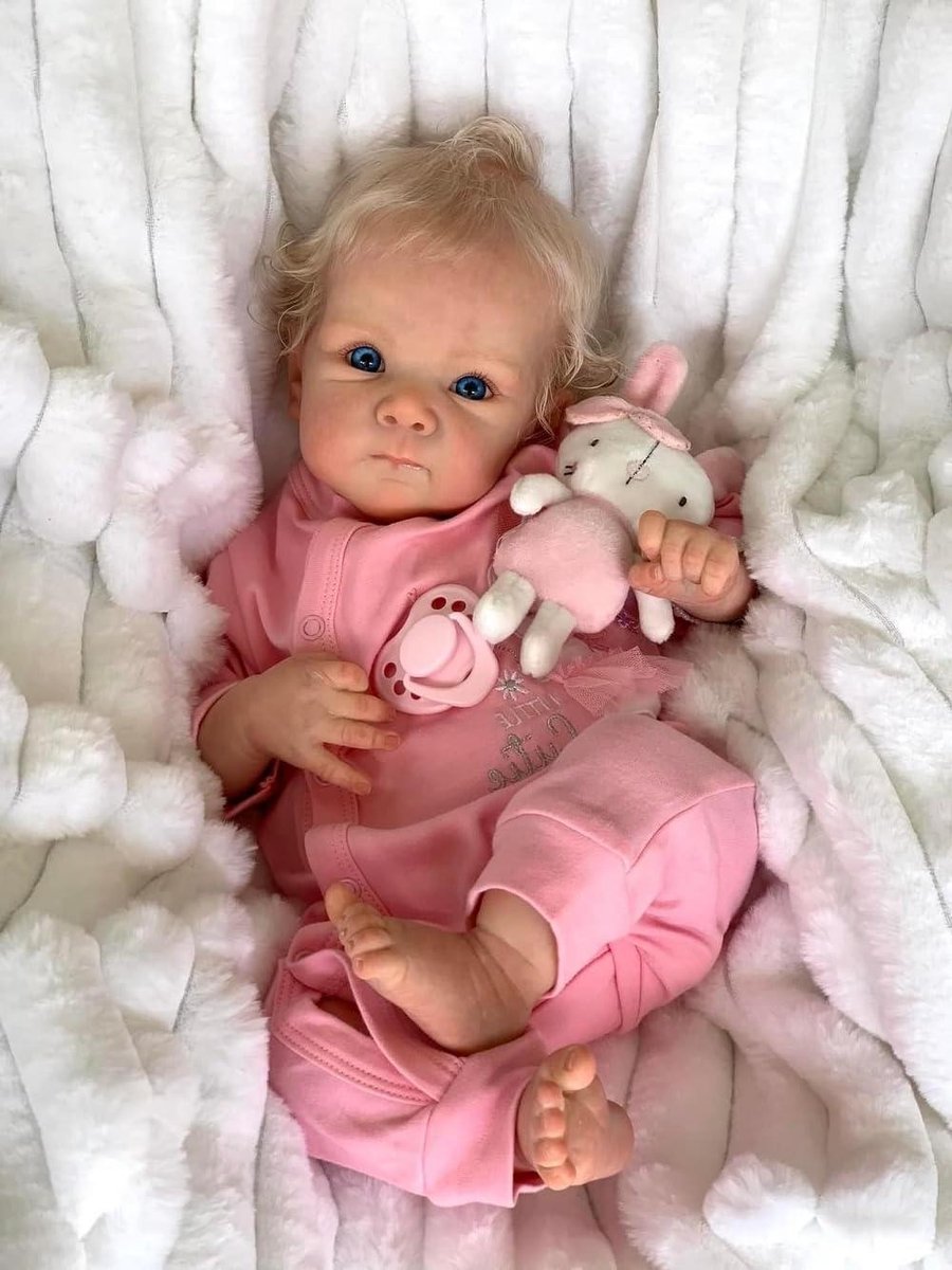 Babypop meisje - Levensechte pop - Spelkameraadje kinderen - Echt babygevoel - 48 cm - Niet gespecificeerd