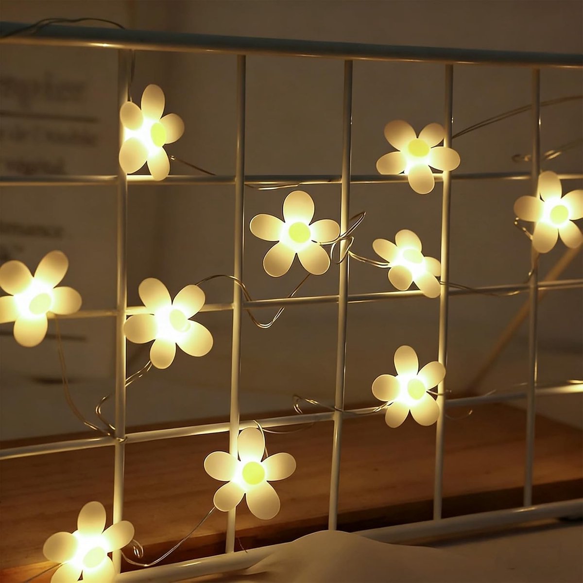 20 LED Bloemverlichting voor Kerst, 2 Meter Binnenverlichting, Decoratieve Verlichting voor Bruiloft, Tuin en Balkon