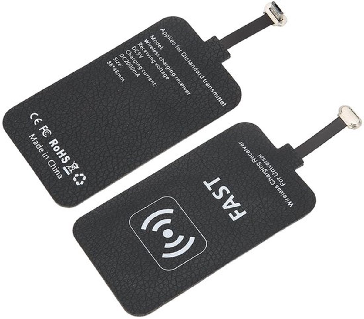 Solidchoice - Dailygoody - Qi-ontvanger Micro-USB - Draadloze Oplaadontvanger