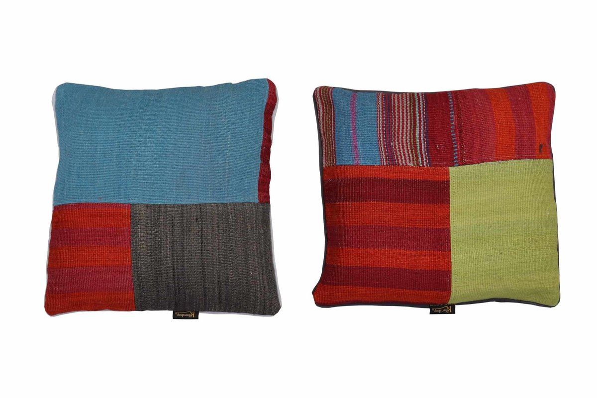 Multicolor Handgeweven Kussenhoes
