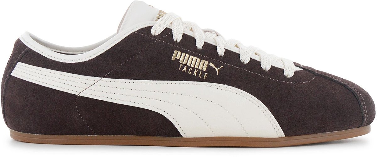 PUMA Tackle Heren Sneakers Retro Schoenen 404456-11 Bruin