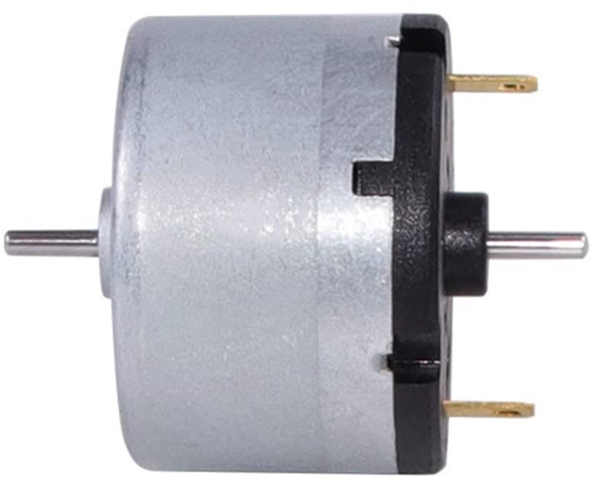 DC Motor - Dubbele As - Doe-het-zelf projecten - Hoog koppel - 12V - Metaal