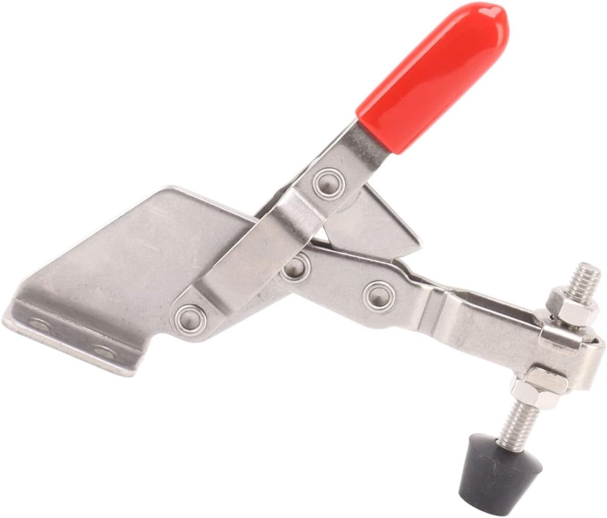 Hendelklem - Span tool - Werkstuk Bevestigen - Verstelbare Opening - 100 Kg Klemkracht - Zilver