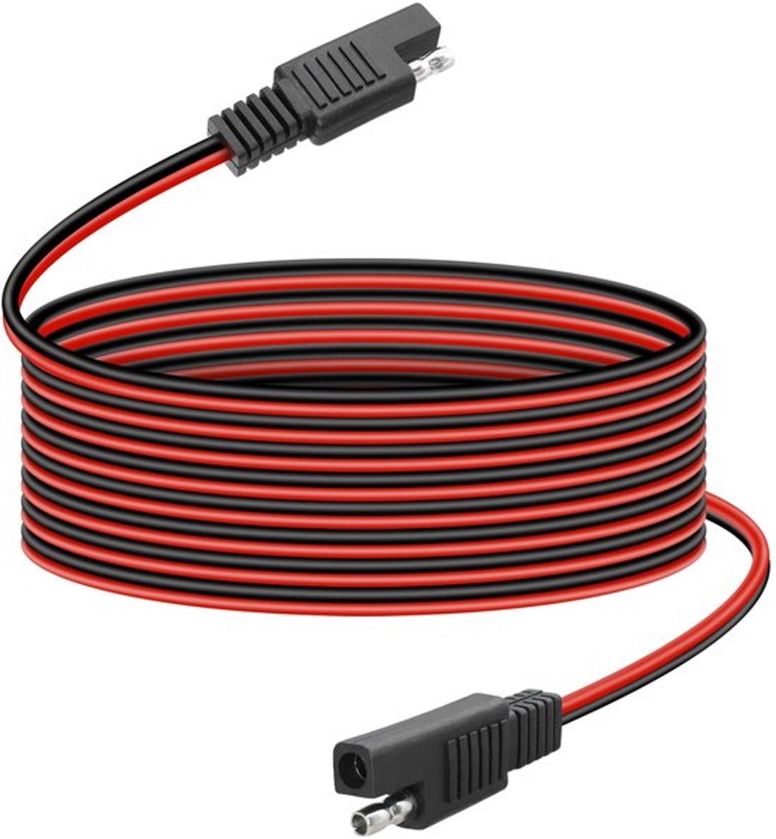 Jhubersproducts - Zonnepaneel verlengkabel - 2 meter - 12v-24v DC batterijvoeding