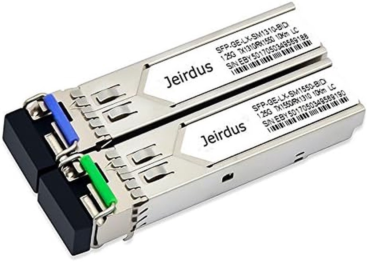 SFP Module - Netwerk Transceiver - Netwerk Uitbreiding - Bidirectioneel 20KM - LC Simplex - Zwart