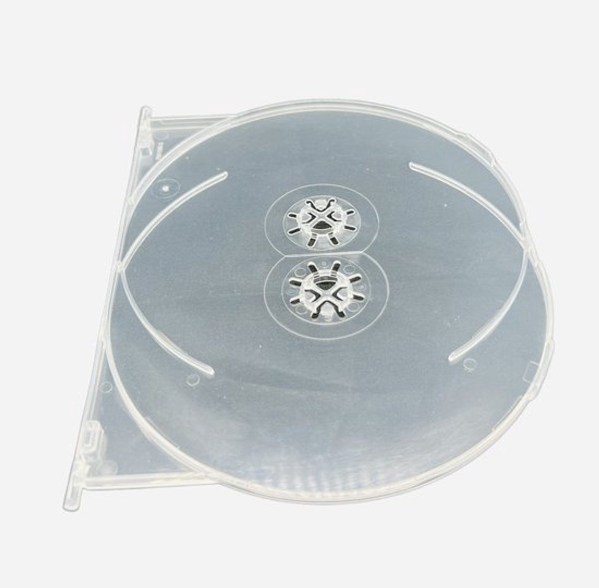 Zeynomax - DVD Cases - 5 x Amaray 2 Disc Clear Tray - Geschikt voor 14mm DVD - Voor