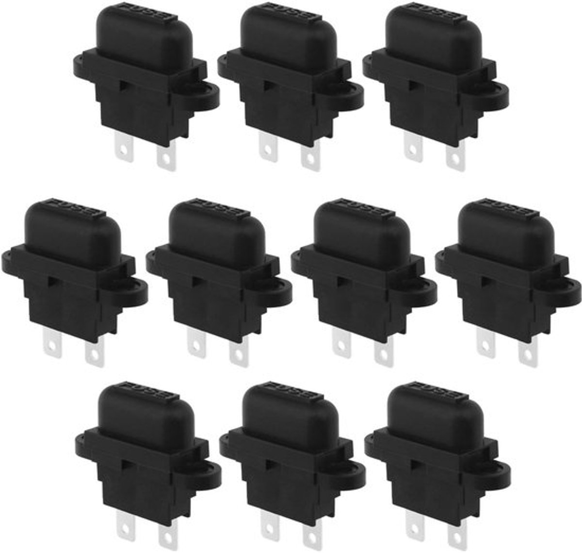 Vt products - Standaard Blade Zekeringhouders - 10 stuks - Kortsluiting