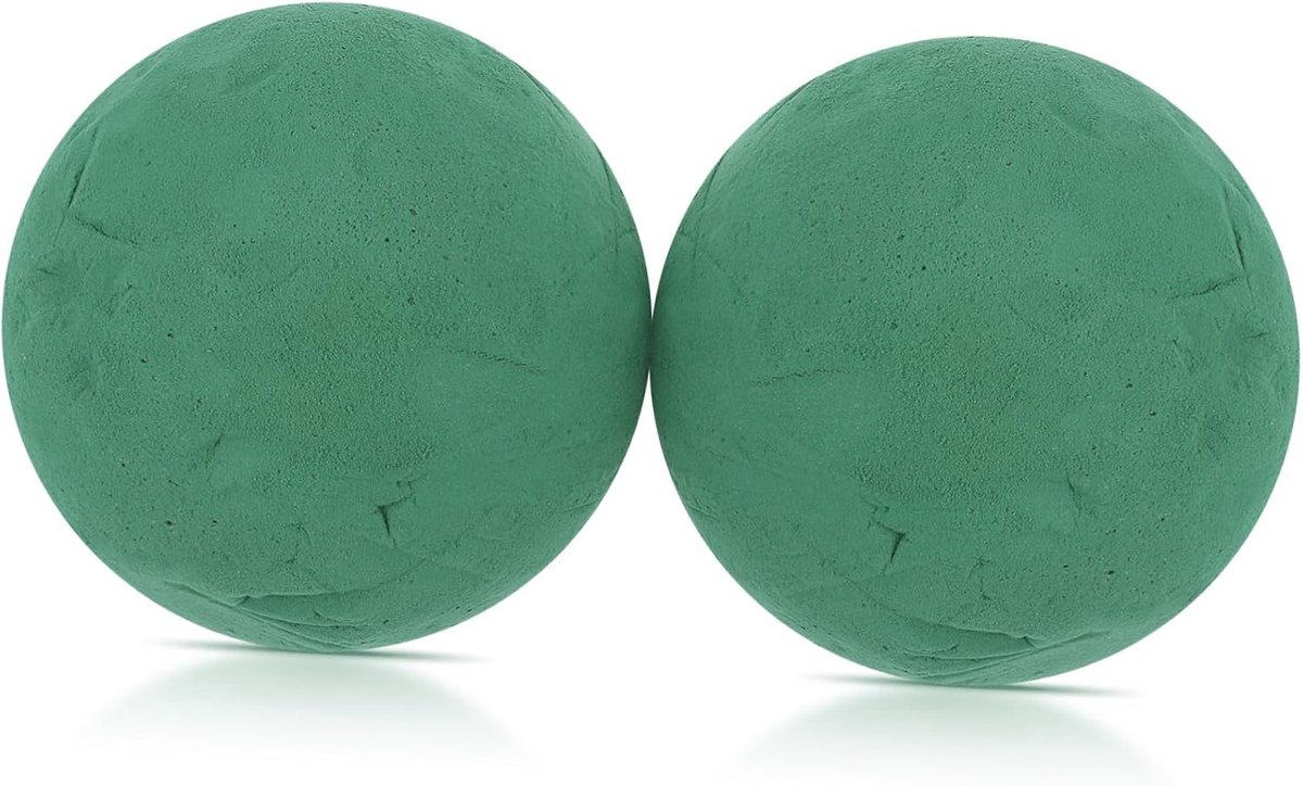Bloemstukken Schuim - Bloemisten Spons - Bloemen Arrangeren - Absorbeert Vocht - 6 Stuks 14.5cm - Groen