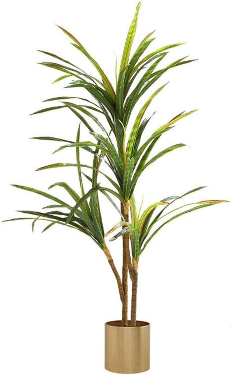 Kunstboom Dracaena - Nep plant - Woondecoratie - Onderhoudsvrij - Maat D - Groen