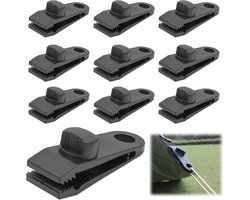 10 stuks zeilspanners, zeilbevestiging, tarp clips, tentzeilclips, verstelbare zeilbevestiging voor camping, luifels, zonnezeil en tuin, antislip ontwerp voor een veilige grip