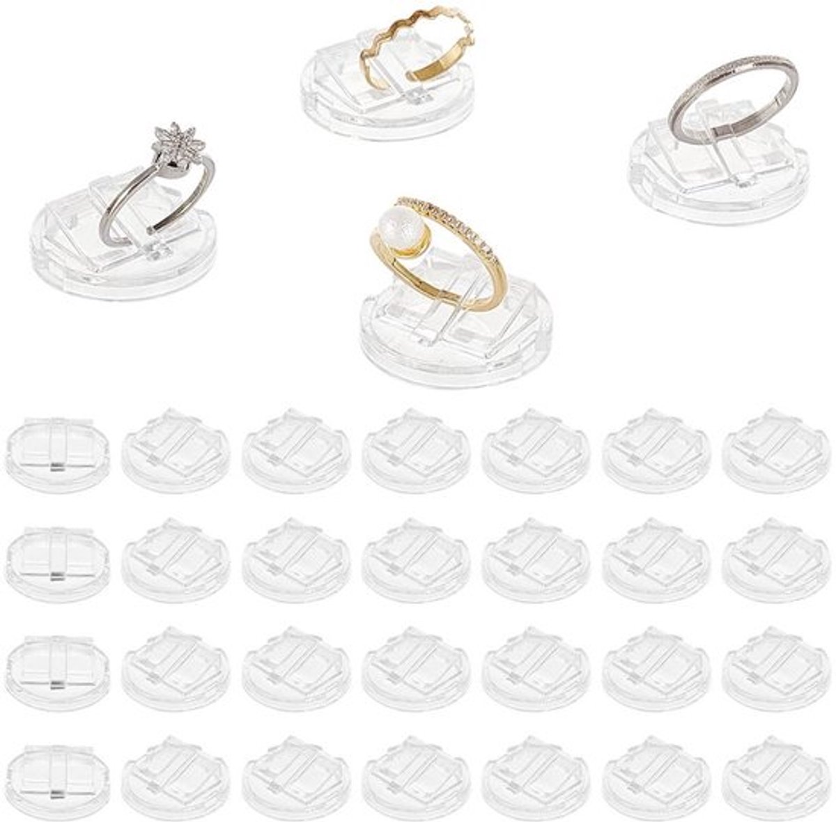 Dailygoody - Acryl ringdisplayhouder Solidchoice