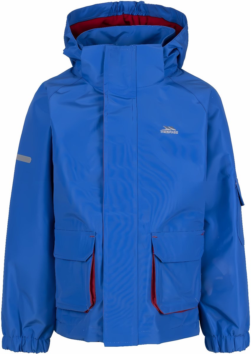 Trespass kinderregenjas Desic Unisex regenjas Tp-50 -7/8 Blauw