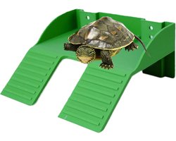 Terras voor Reptielen - Zonneplateau Aquarium - Rusten en Klimmen - Antislip Grip - 17 x 16 x 8 cm