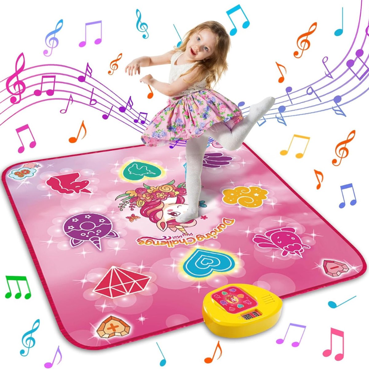 Luumuu® Dansmat voor Meisjes - Muziekmat - Pianomat voor Kinderen - Dance Mat - Speelmat - Muziekspel