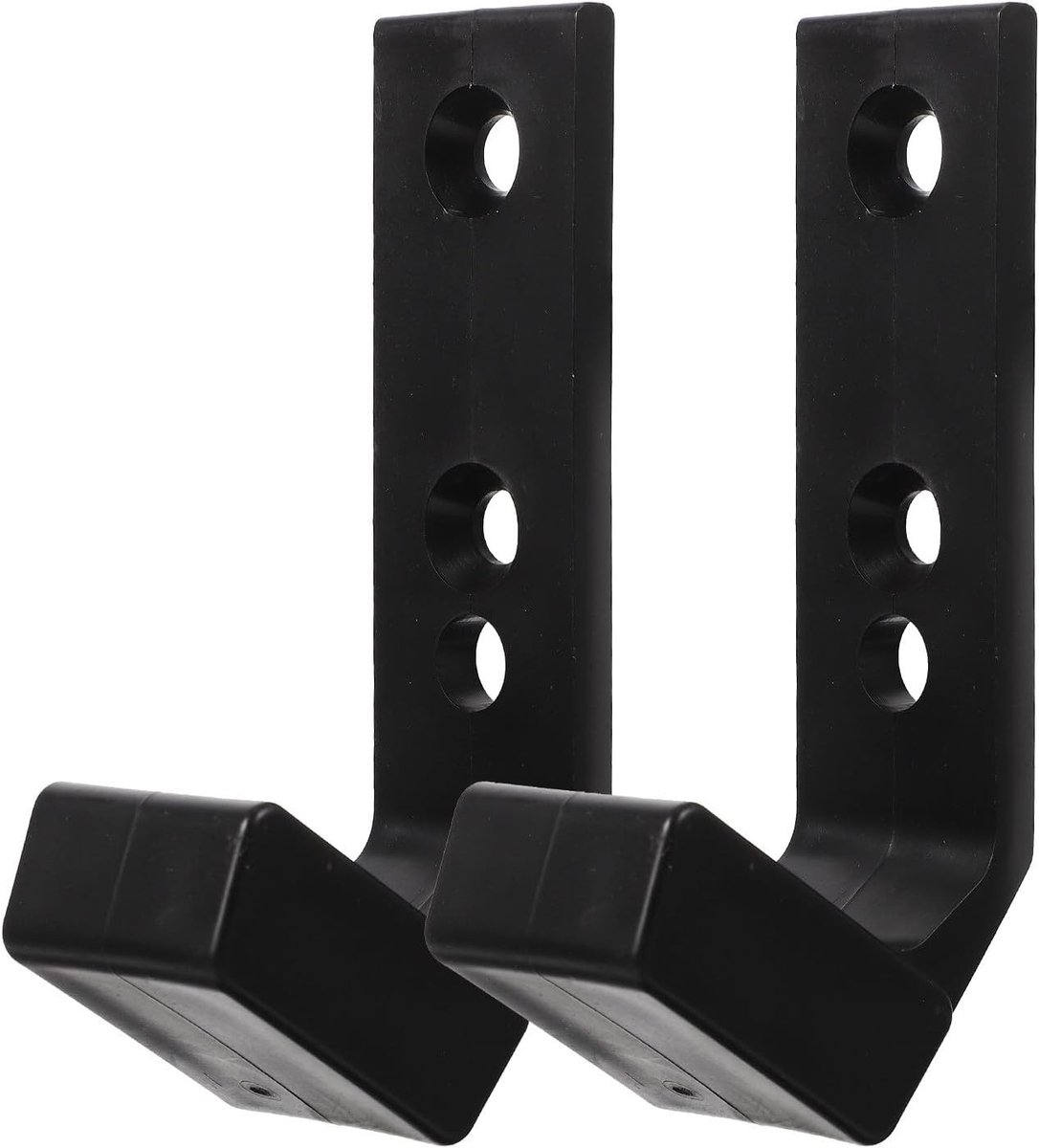 2 Stuks Barbell Stand Beugels J-Hook Squat Rack Wandmontage voor Huishoudelijke Gym Opslag en Eenvoudige Installatie met Hoogwaardige Materialen en Duurzaam Ontwerp