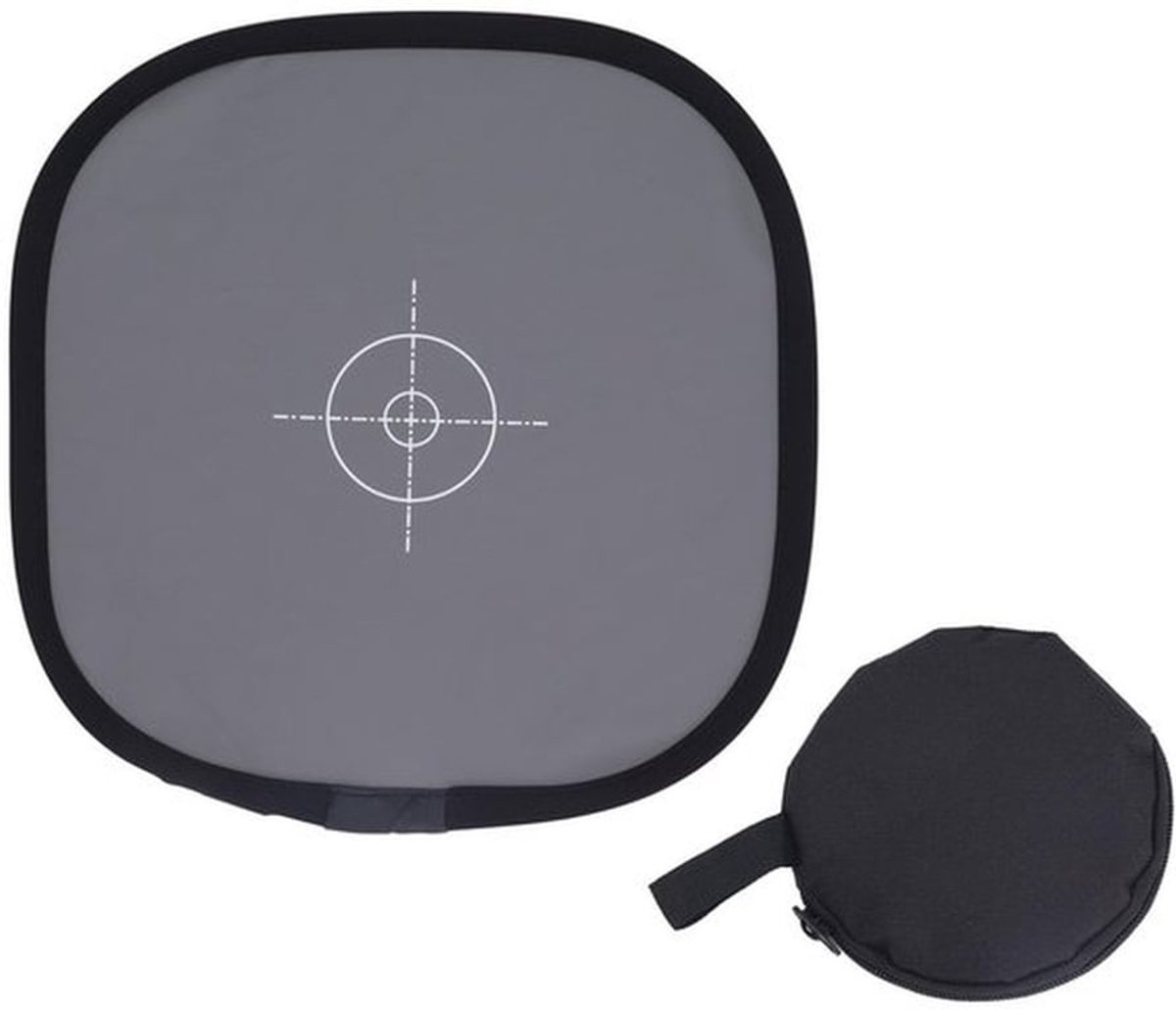 Witbalanskaart 30 Cm - Dubbelzijdige Grijze/Witte Kaart - Draagbaar/Opvouwbaar - Lichtgewicht - Nauwkeurige Blootstelling - Fotografie Reflector