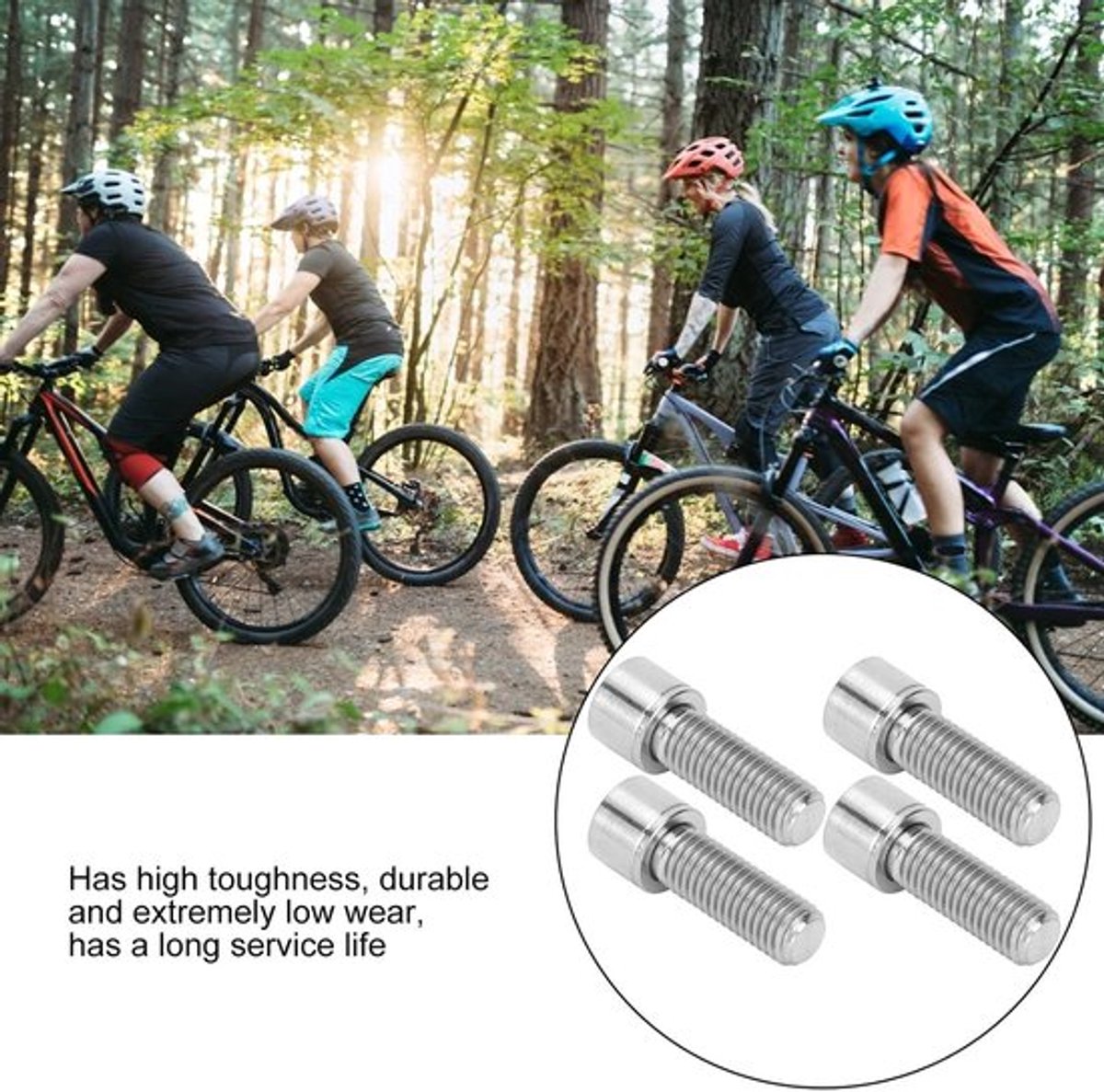 Stuurpenbouten M7x20mm - Lichtgewicht - Duurzaam - Corrosiewerend - Stevig - Lange levensduur - Fiets Schroeven
