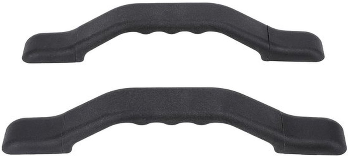 RV Handgreep, 2 stuks Nylon Deurgreep Hittebestendige Ingangsdeur Assist Bar Veelzijdige RV Deurgreep Leuning voor Trailer, Vrachtwagen, Cargo Trailer, Boot (BLACK)
