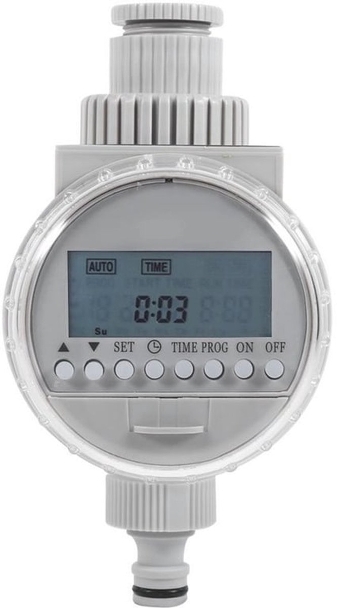 Automatische Irrigatieklok - Zonne-energie Timer voor Tuin met LCD Display