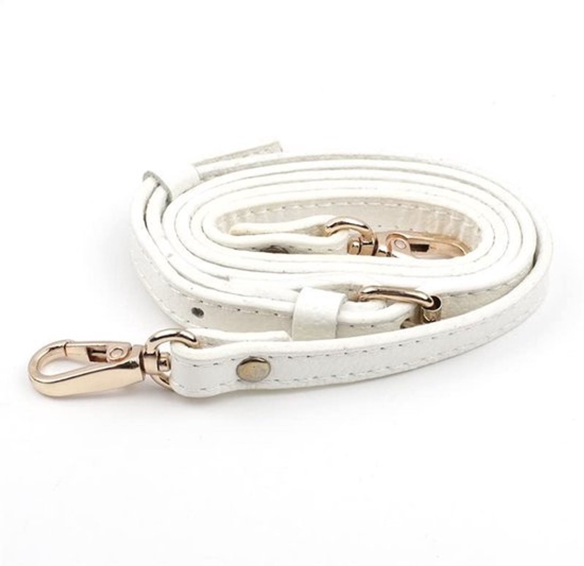 Schouderriem Verstelbaar 100-125 cm - PU-lederen Tasriem - Draagriem - Schouderband voor Tas - 1,2 cm Breed - Zachte Schouderband - Tasband