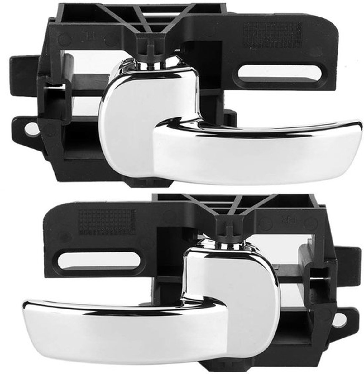 Binnendeurgreep Glanzend Chroom - Deurklink Kit - Links/Rechts - Slijtvast ABS - Luxe Decoratie - Geschikt voor Mk1/J10/JJ10 2007-2013 - Deurkruk