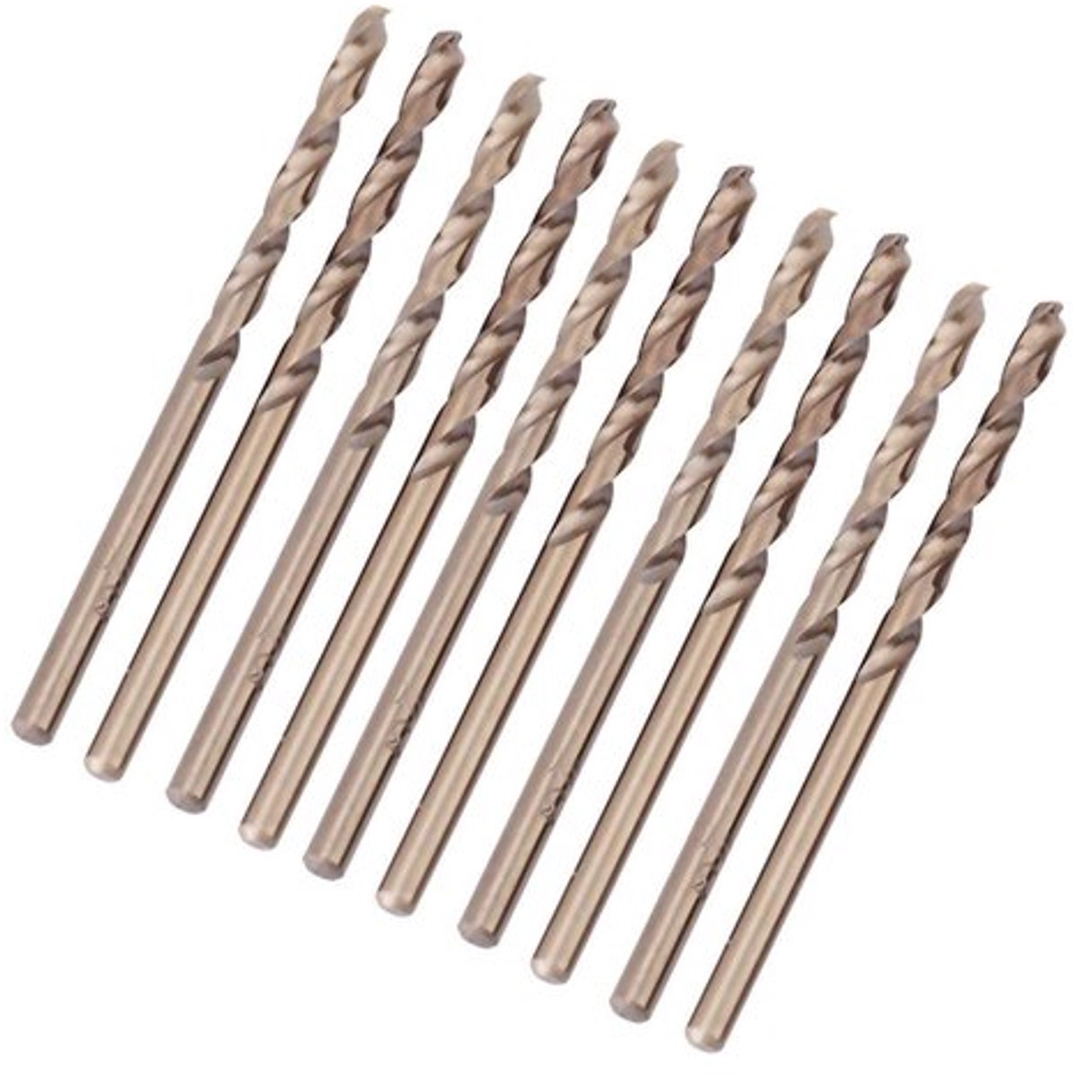 Boor Set - 10-delige M35 Cobalt Boor Set voor Hardmetaal en RVS - 1-5mm - Voor precisiewerk - Geschikt voor metaalbewerking - Ideaal voor...