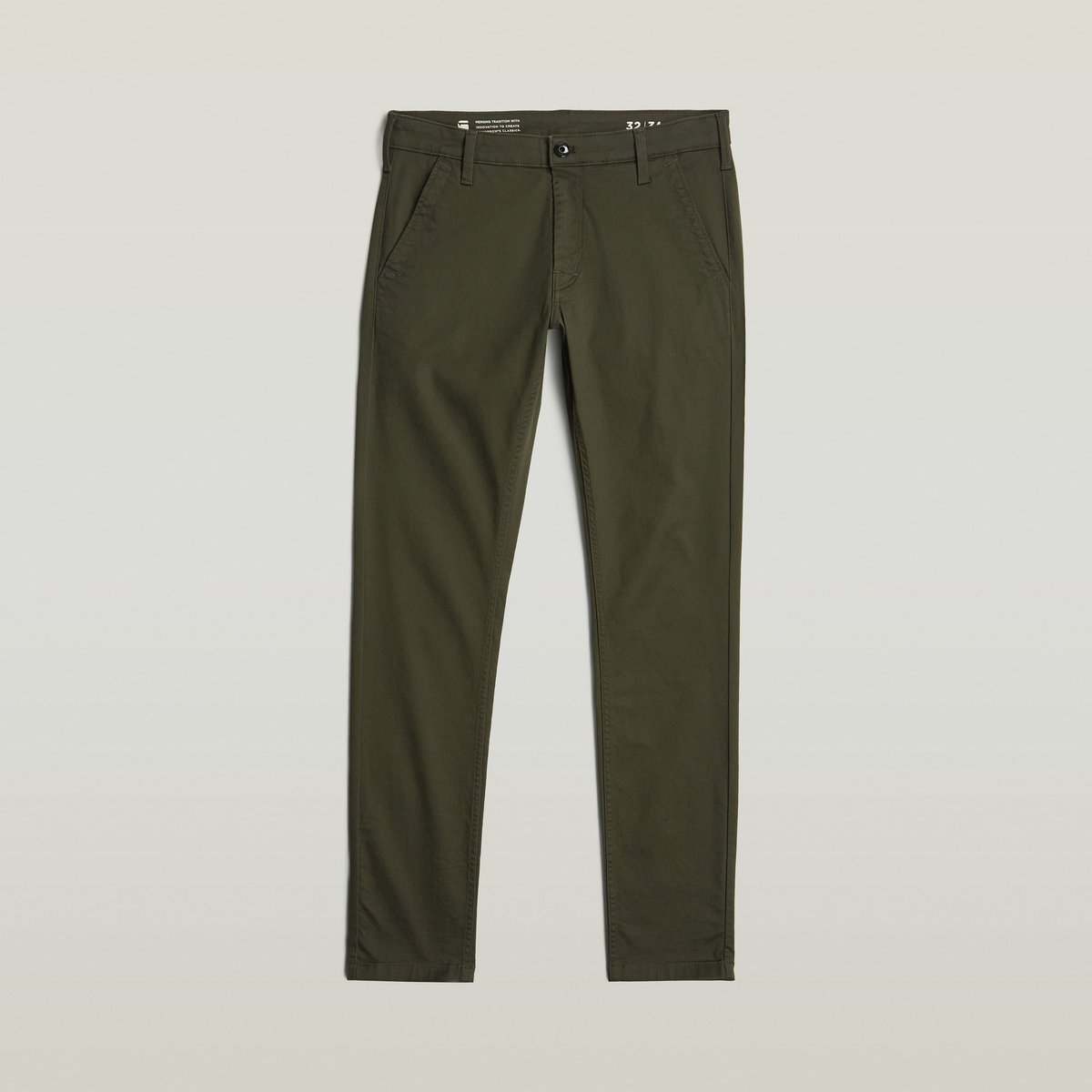 G-Star Skinny Chino 3.0 Heren Joggingbroeken Asfalt