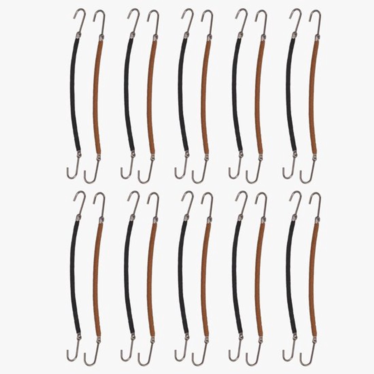 Paardenstaarthaken 20 Stuks - Haarclips - Elastische Haarbanden - Haartoebehoren - Multifunctioneel - Duurzaam Ontwerp - Haaraccessoires