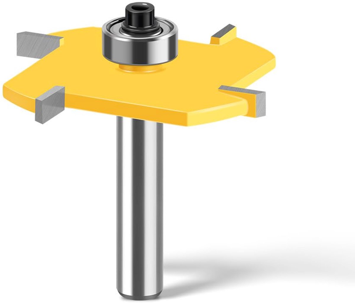 SnelShoppen - Large Disc Groove Cutter 8mm Schacht Router Cutter 2 Inch Diameter Snijder - Houtbewerking Accessoire voor Precisie Snijden