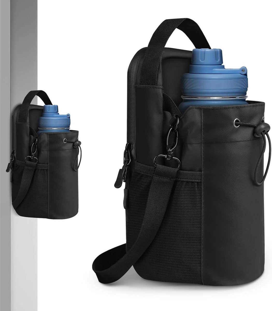 Sporttas Waterfleshouder 1,5L - Magnetisch - Verstelbare Riem - Ideaal voor fitness - ShopVlot