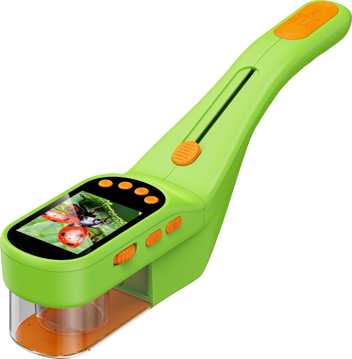 SnelShoppen - Insectenvanger voor Kinderen, 2,4 Inch IPS-Display, 1080P HD, 500x Vergroting Microscoop, STEM Leerspeelgoed voor Buitenavonturen, Educa