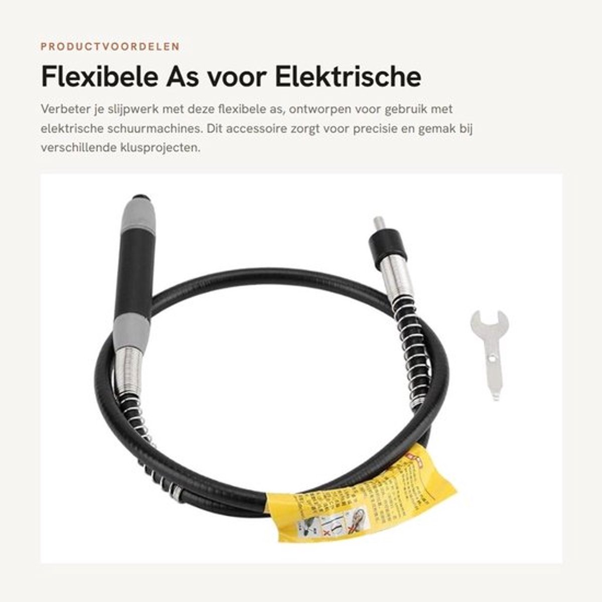 Flexibele As voor Elektrische Gereedschappen