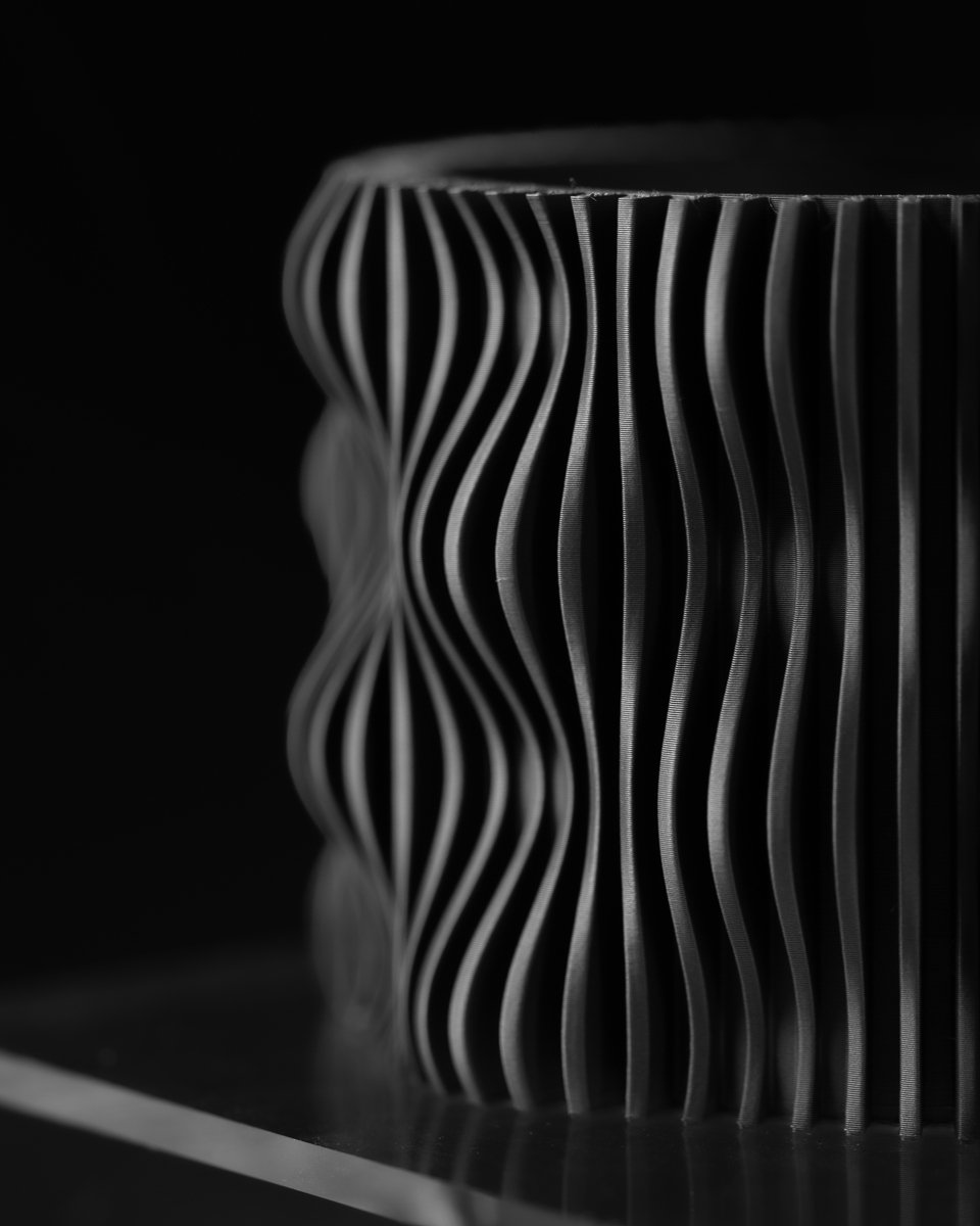 Skushy Muxel Bloempot - Moderne Designpot voor Kamerplanten - Sculpturale Plantenpot voor Woonkamer en Kantoor - Premium Woondecoratie