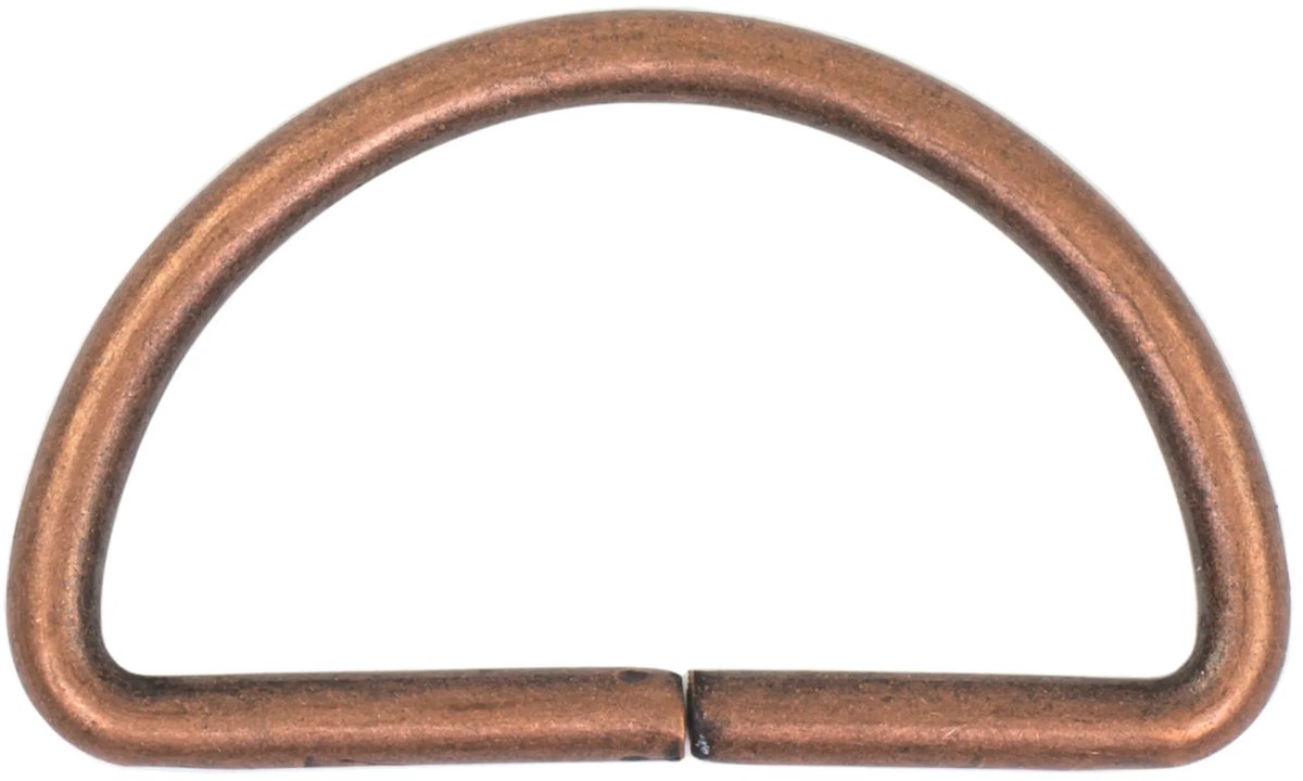 D Ring Metaal 40mm- kleur 070/brons