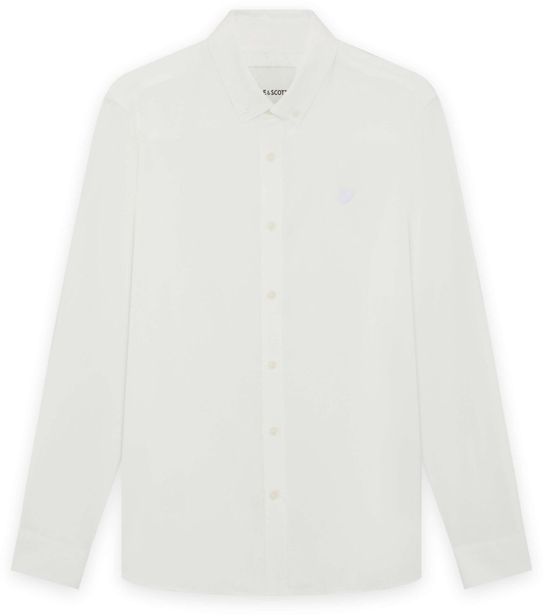 Lyle & Scott - Heren hemd - Maat XXL - Mannen - wit -