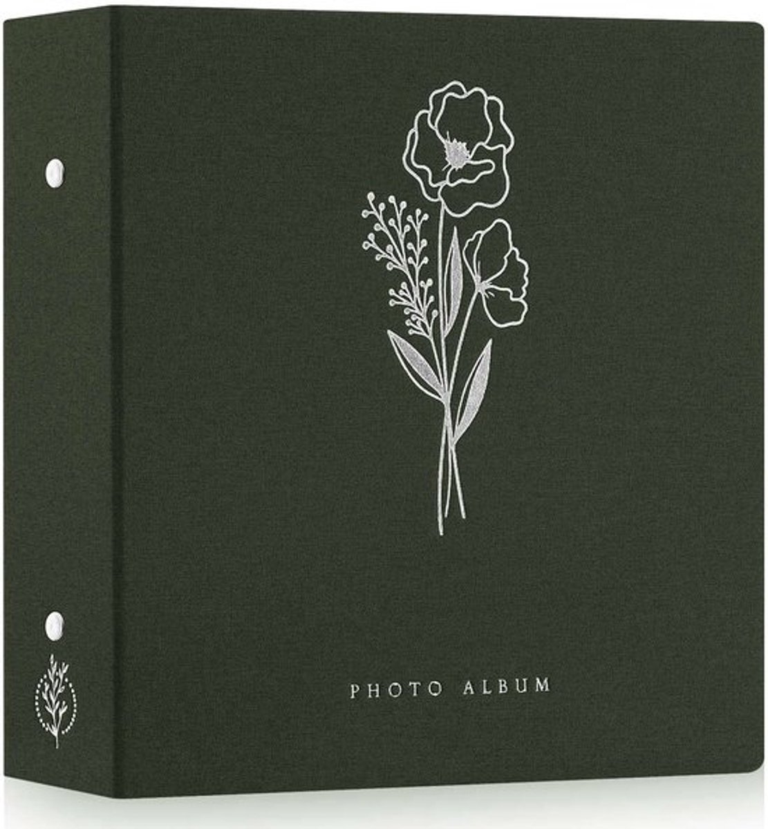Fotoalbum 600 Foto's - Insteekalbum - Linnen Omslag - Waterdicht - Zuurvrij - Luxe Zilveren Print - Fotoboek