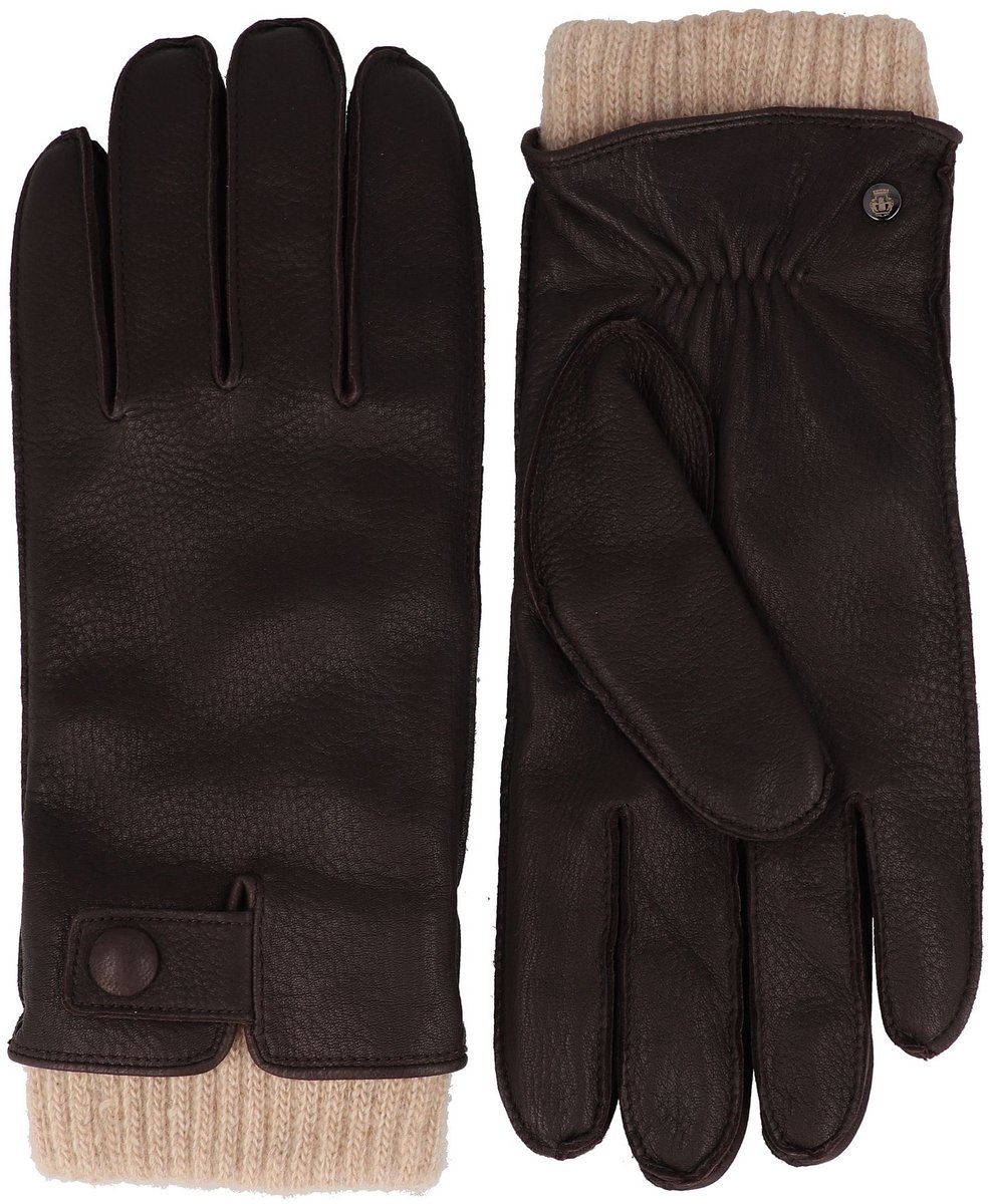 Roeckl Quebec Handschoenen Leder - Jongens - mocca