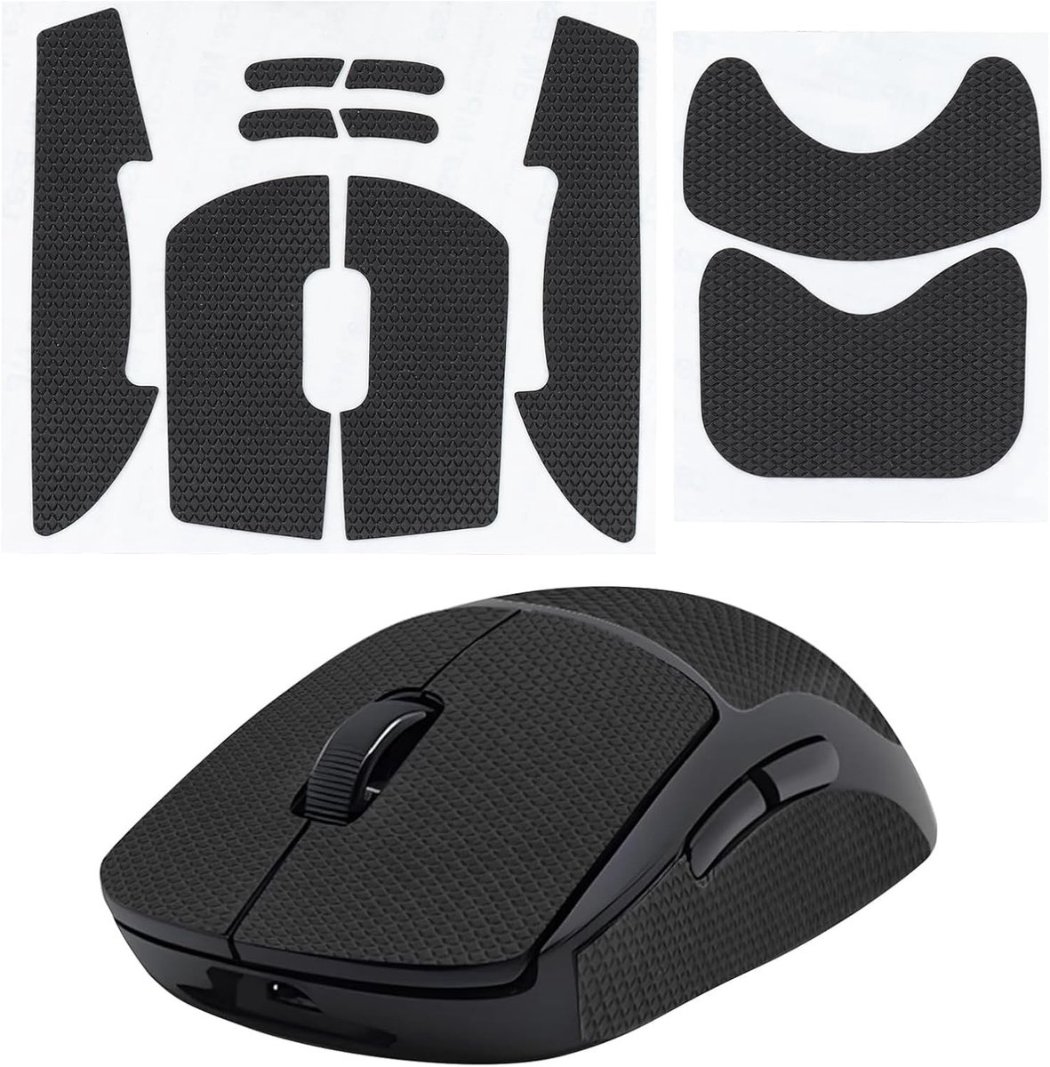Non-slip grip tape voor gaming muizen, zelfklevend en ademend, ideaal voor optimale controle en comfort tijdens het gamen