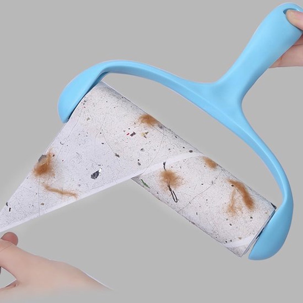 Plakroller Extra Sticky - 4 Rollen - 16 cm - Huisdierhaar Verwijderaar - Afneembaar Ontwerp - Papier met Smeltlijm - Pluizenroller