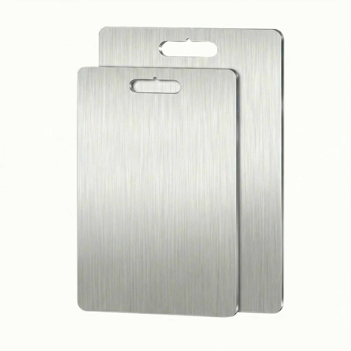 Asir - Snijplankenset (2 stuks) - Zilver - 6 x 25 x 35