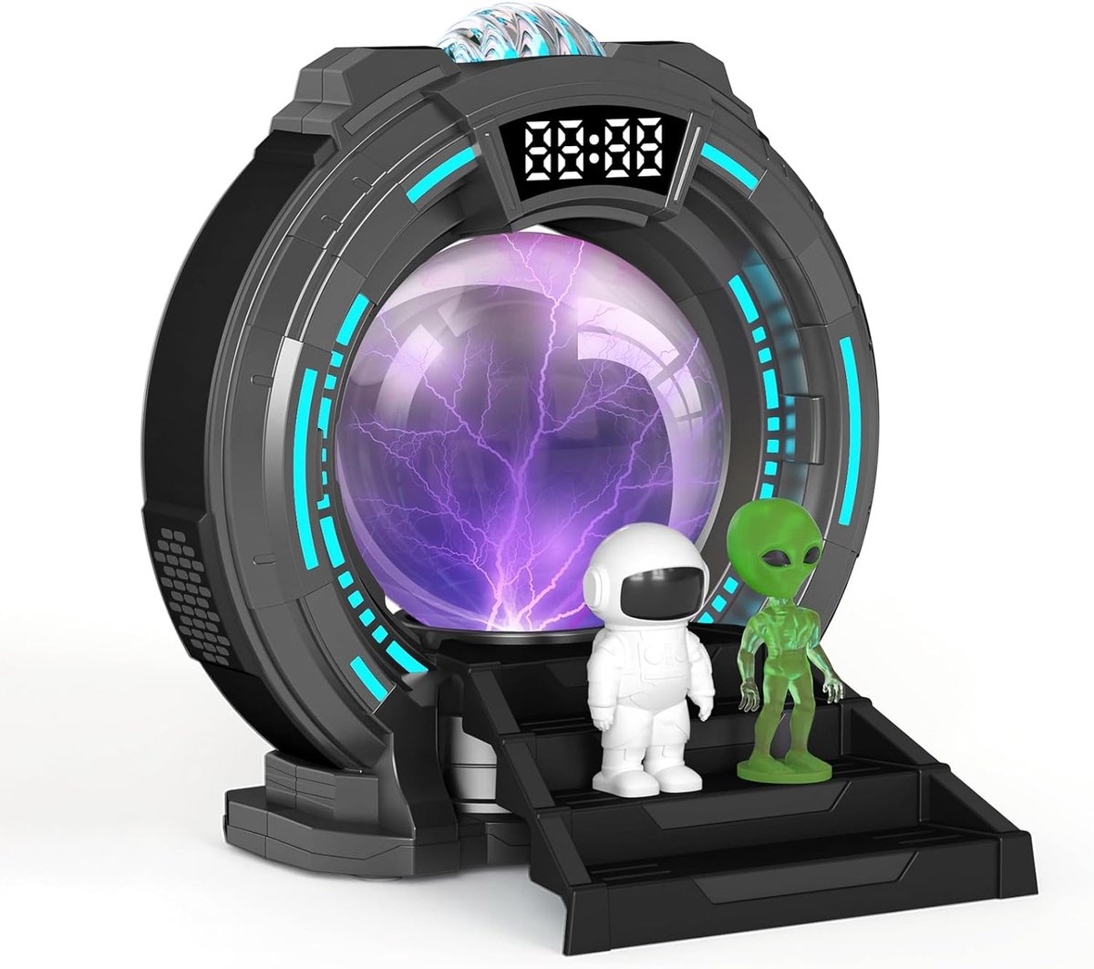 Sterrenhemelprojector, astronaut projector, sterrenprojector, het portaal naar de ruimte beschikt over 7 sfeerlichten en wit geluid, nachtverlichting en sluimerverlichting voor kinderen en volwassenen [Energieklasse B]