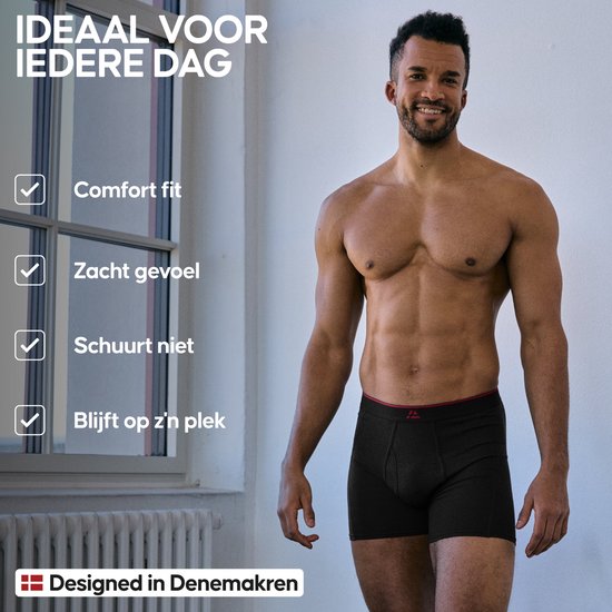 DANISH ENDURANCE Bamboe Boxershorts Comfortabel Ademend Ondergoed DANISH ENDURANCE Bamboe Boxershorts Comfortabel Ademend Ondergoed