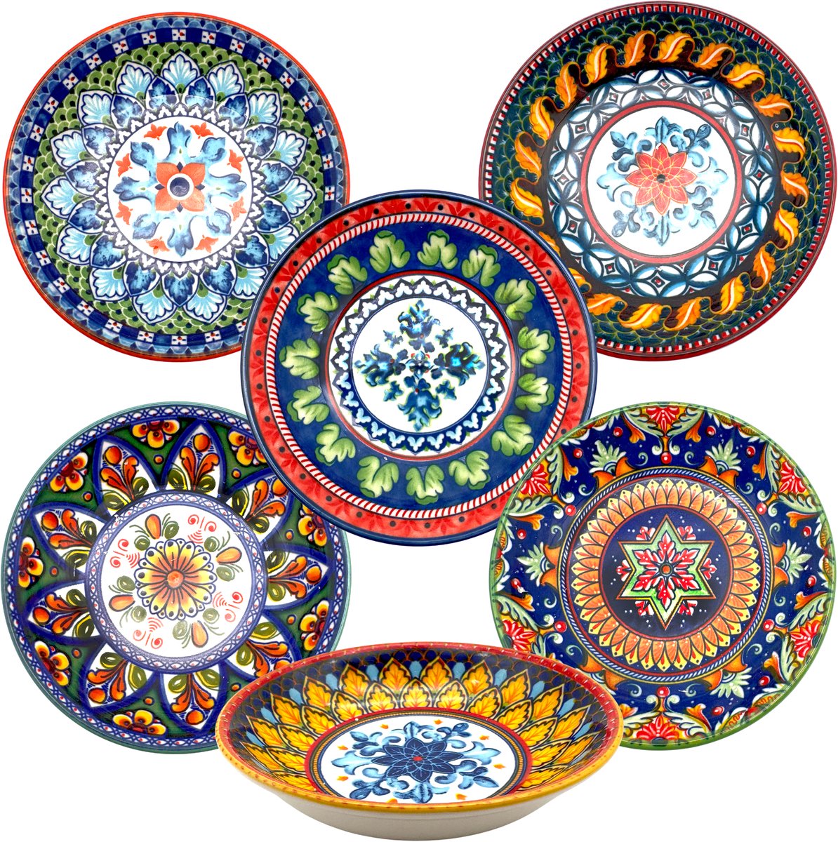 Purepeak Tapas Bordjes Set 6 Stuks - Tapas Schaaltjes - 7.6 x 3.3 cm - Dipschaaltjes voor Snacks - Sausbakjes - Borrel Schaaltjes - Aperitief Schaaltjes