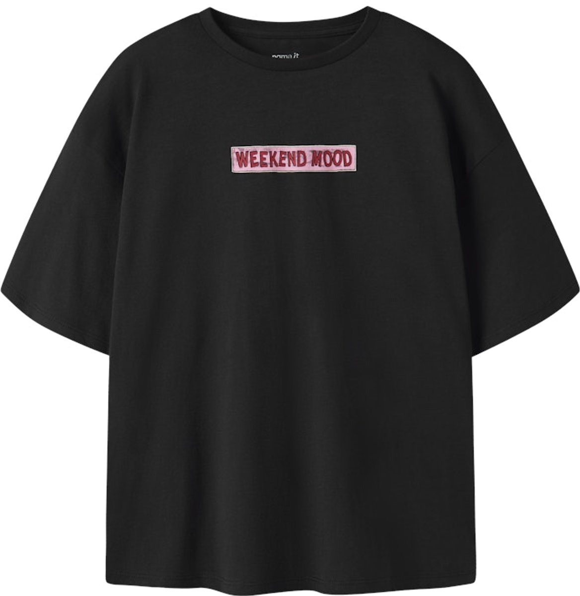 Name it t-shirt meisjes - zwart - NKFltom - maat 158/164