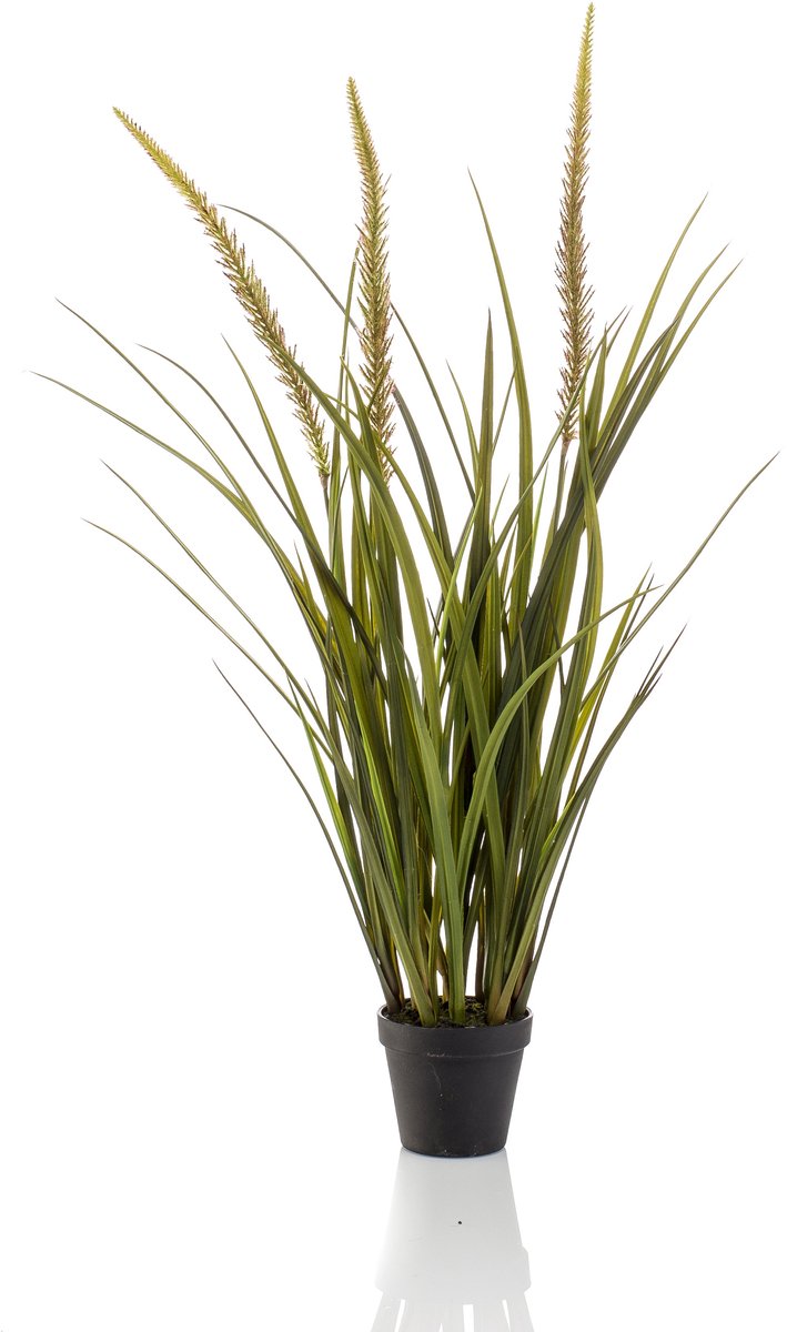 Emerald Kunstplant Vossenstaart Gras 90cm - Kunstplant voor binnen Groen
