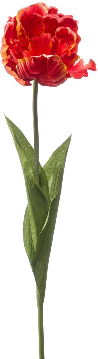 Emerald Kunstbloem Tulp Paris 66cm oranje - Kunstplant voor binnen